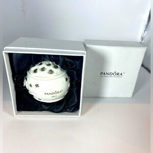 Pandora 2011 Porcelain Christmas Ornament (Rare) with Original Box .Pre-Owned.